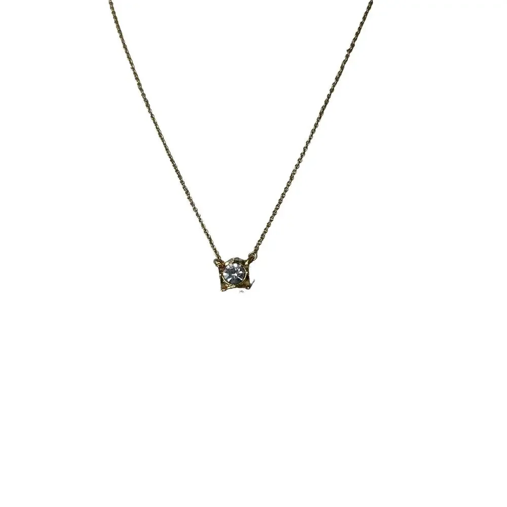 Kate Spade Lady Marmalade Mini Pendant Necklace Gold tone